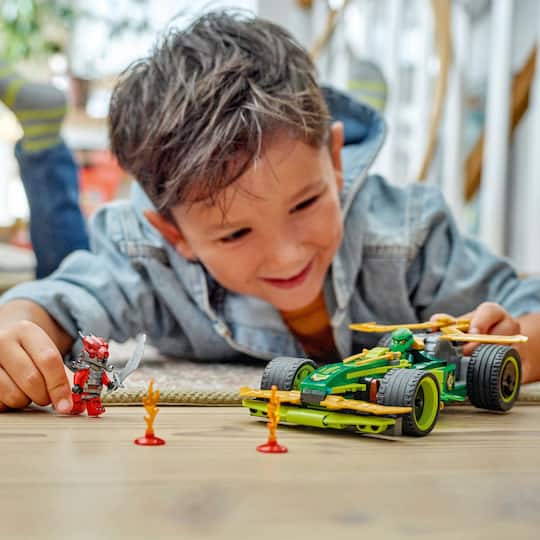 LEGO® NINJAGO® Lloyd’s Pull-Back Race Car Pretend Play Toy Set 71828